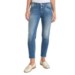Jeans Hoge Taille Vrouw Le Temps Des Cerises Pulp C Kirr -Moss Kopenhagen-winkel le temps des cerises jfkirr00w1118 3001 6