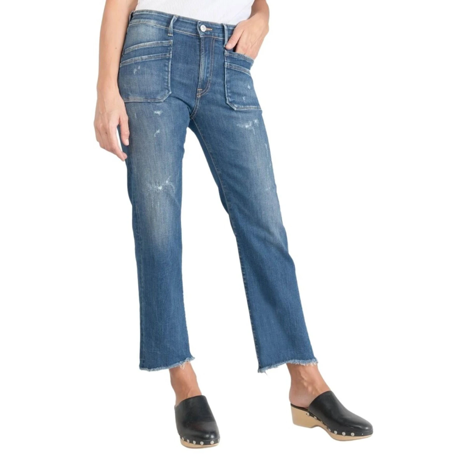 Jeans Vrouw Le Temps Des Cerises Pricilia 3 Jeans Vrouw Le Temps Des Cerises Pricilia
