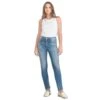 Jeans Hoge Taille Vrouw Le Temps Des Cerises Pulp C Sabi -Moss Kopenhagen-winkel le temps des cerises jfsabi00w1436 3001 0