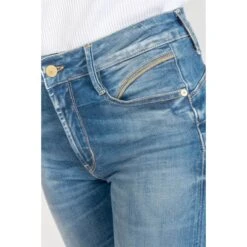 Jeans Hoge Taille Vrouw Le Temps Des Cerises Pulp C Sabi -Moss Kopenhagen-winkel le temps des cerises jfsabi00w1436 3001 1