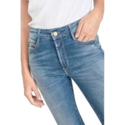 Jeans Hoge Taille Vrouw Le Temps Des Cerises Pulp C Sabi -Moss Kopenhagen-winkel le temps des cerises jfsabi00w1436 3001 2
