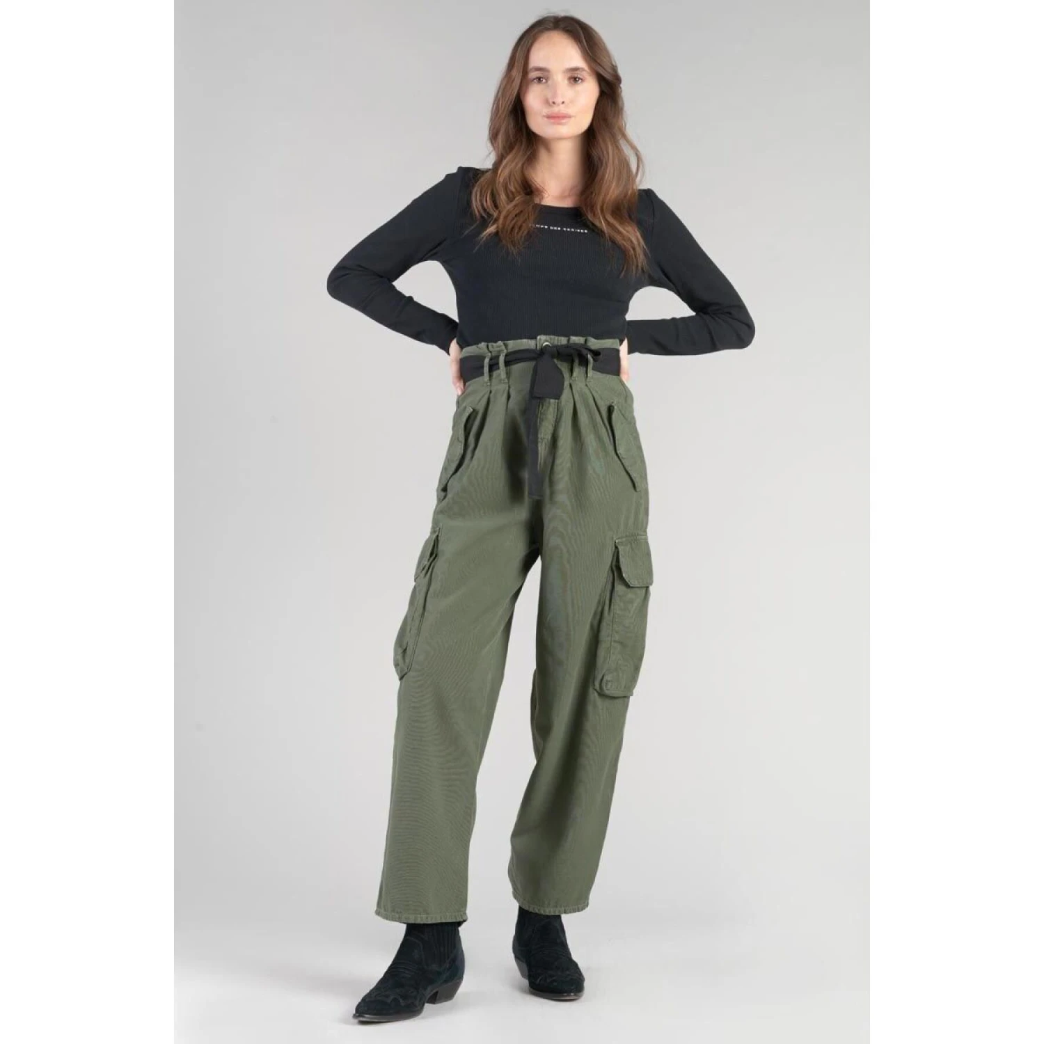 Cargo Broek Voor Dames Le Temps Des Cerises Ambroise 4 Cargo Broek Voor Dames Le Temps Des Cerises Ambroise - Afbeelding 2