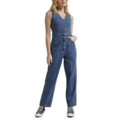 Vrouwen Mouwloze Jumpsuit Lee Unionall Hazy