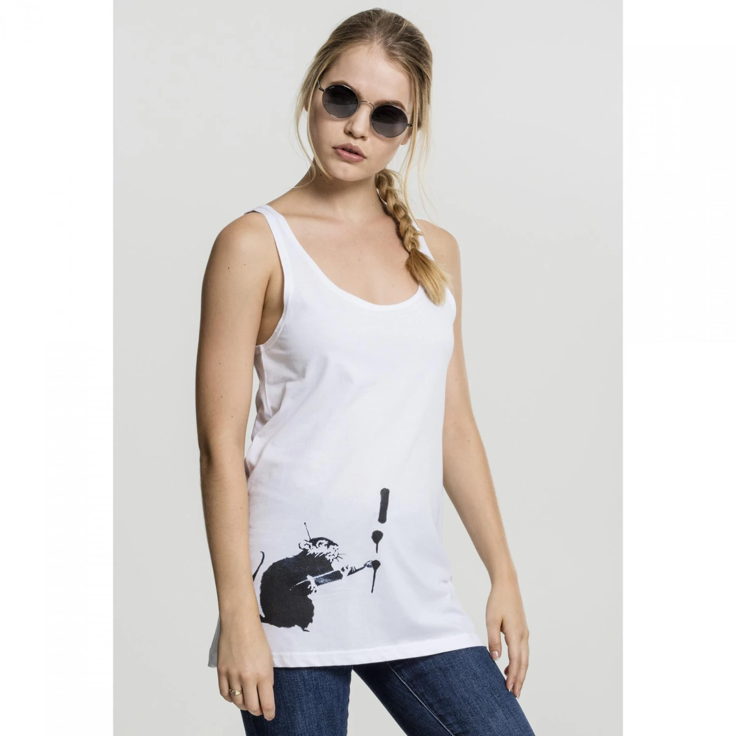 URBAN CLASSICS Woman's Urban Klassiek Banky Banky Schildersrat Topje 3 URBAN CLASSICS Woman's Urban Klassiek Banky Banky Schildersrat Topje