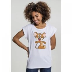 URBAN CLASSICS Woman's Urban Classic Tom & Jerry Pout T-shirt -Moss Kopenhagen-winkel mc122 00220 mc122 m1 00220