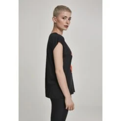 Dames-T-shirt Grote Maat Merchcode Rolling Stones Tongue -Moss Kopenhagen-winkel merchcode mc326 00007 u 4