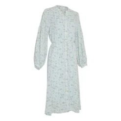 Damesjurk Moss Copenhagen Jasia Rikkelie AOP -Moss Kopenhagen-winkel moss copenhagen 17018 f green flower 3