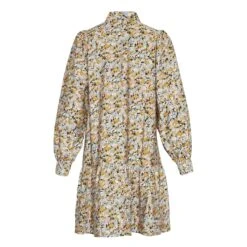 Dames Mini-jurk Moss Copenhagen Minetta Benina AOP -Moss Kopenhagen-winkel moss copenhagen 17396 d tobacco flowe d tobacco flowe 4