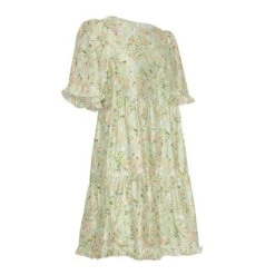 Damesjurk 2/4 Moss Copenhagen Sandaya AOP -Moss Kopenhagen-winkel moss copenhagen 17483 aloe wash flwr 3