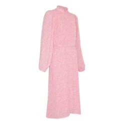 Damesjurk Moss Copenhagen Elanina Rikkelie AOP -Moss Kopenhagen-winkel moss copenhagen 17562 b white flower 3