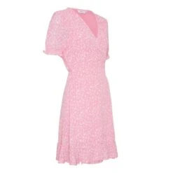 Wikkeljurk Moss Copenhagen Elanina Rikkelie AOP -Moss Kopenhagen-winkel moss copenhagen 17563 b white flower 3