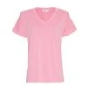 Dames-T-shirt Met V-hals Moss Copenhagen Fenya Modal -Moss Kopenhagen-winkel moss copenhagen 17627 persimmon 1