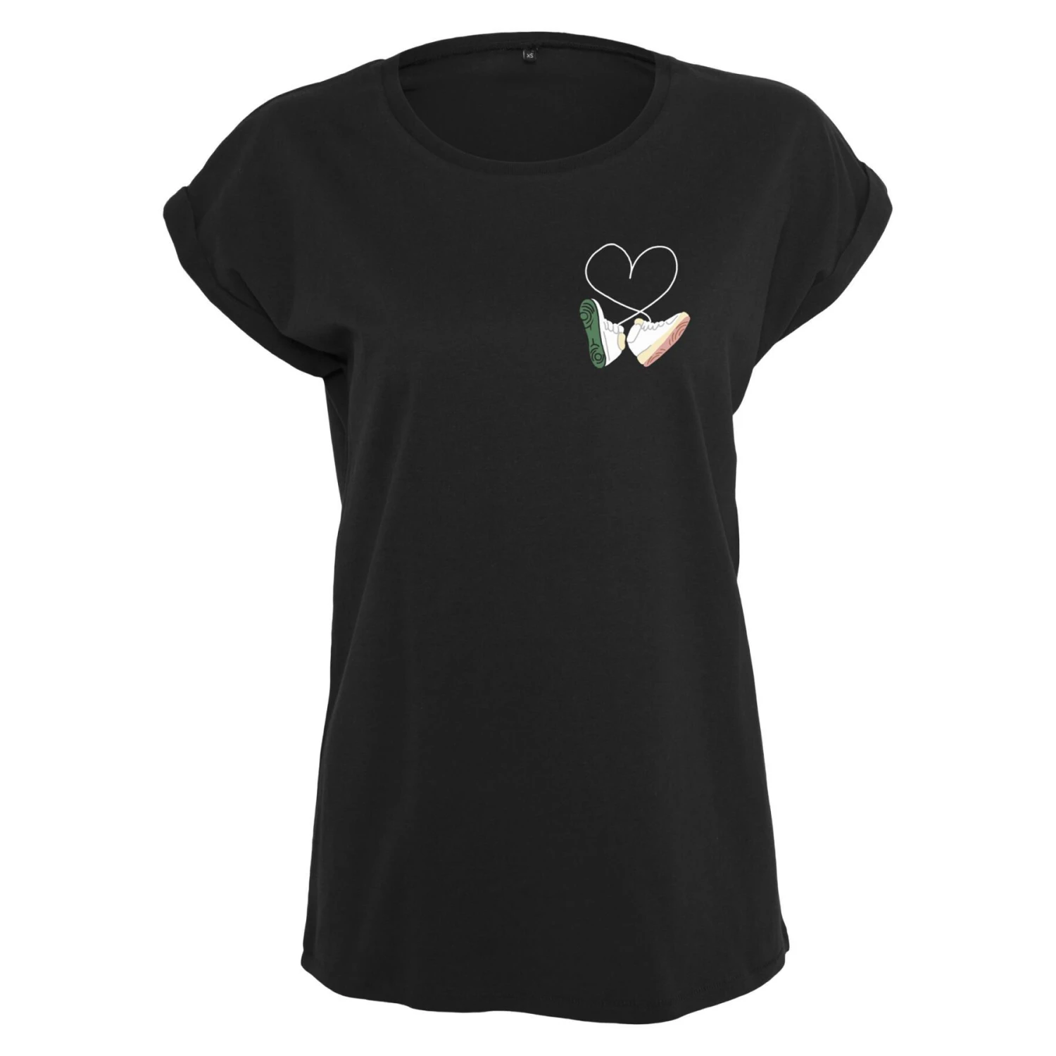 Dames-T-shirt Mister Tee Kicks Love Emb 3 Dames-T-shirt Mister Tee Kicks Love Emb