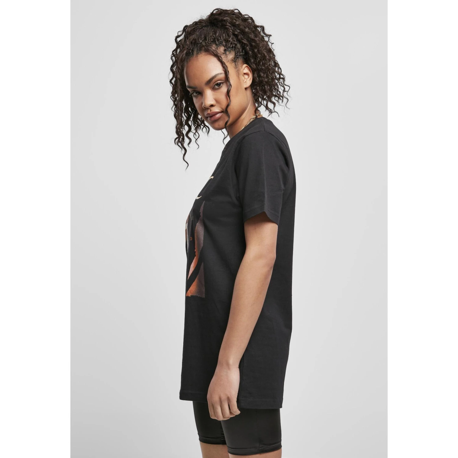 Dames-T-shirt Mister Tee Tupac Me Against The World Cover 7 Dames-T-shirt Mister Tee Tupac Me Against The World Cover - Afbeelding 5