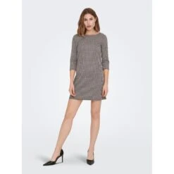 Geruite Damesjurk Only Brilliant -Moss Kopenhagen-winkel only 15186283 4026947 4