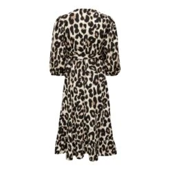 3/4 Geweven Midi Wikkeljurk Voor Dames Only Olivia -Moss Kopenhagen-winkel only 15253350 4159775 2