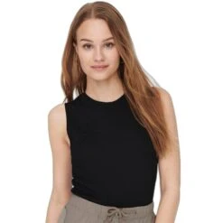 Gebreide Damestanktop Only Majli -Moss Kopenhagen-winkel only 15255533 3952777 5