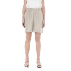 Dameshort Met Hoge Taille In Linnenmix Only Tokyo -Moss Kopenhagen-winkel only 15259587 3996912 3