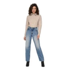 Jeans Rechte Hoge Taille Vrouw Only Robyn 11 Jeans Rechte Hoge Taille Vrouw Only Robyn -Moss Kopenhagen-winkel only 15263588 3945485 3