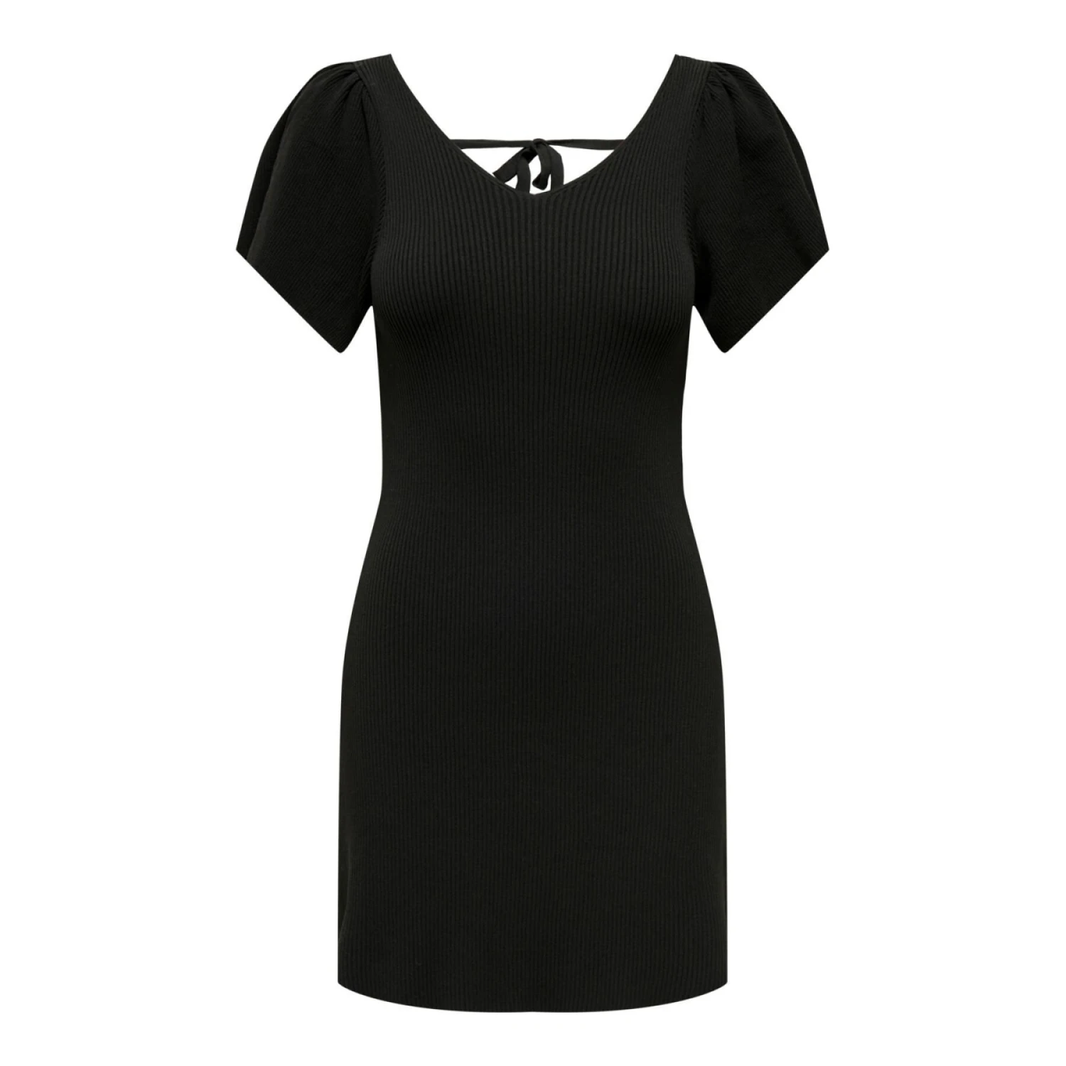 Gebreide V-hals Jurk Voor Dames Only Leelo 3 Gebreide V-hals Jurk Voor Dames Only Leelo