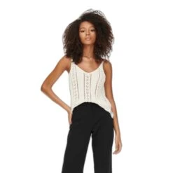 Gebreide Damestanktop Only Lyzet Life -Moss Kopenhagen-winkel only 15277573 4068608 1