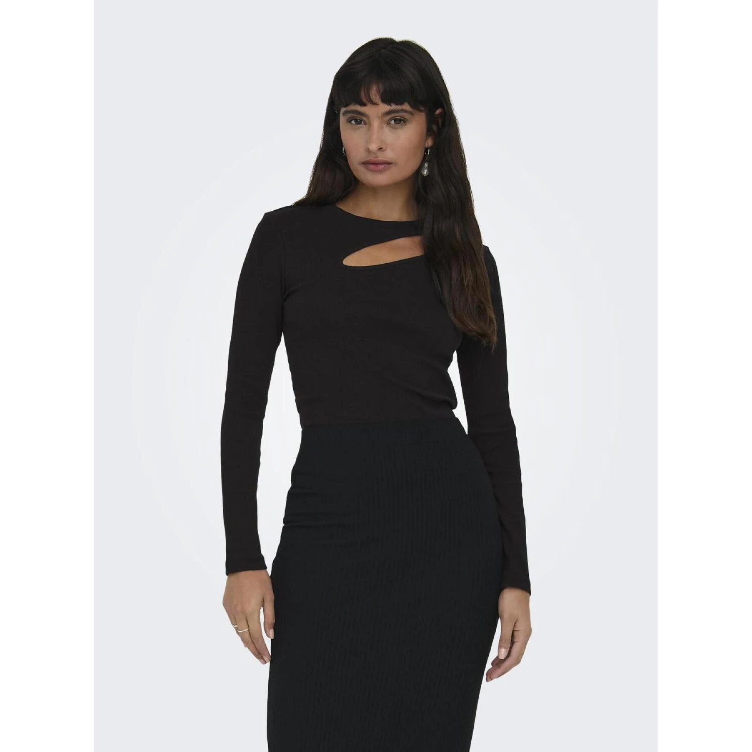 Dames-T-shirt Met Lange Mouwen Only Nussa Noos 5 Dames-T-shirt Met Lange Mouwen Only Nussa Noos - Afbeelding 3