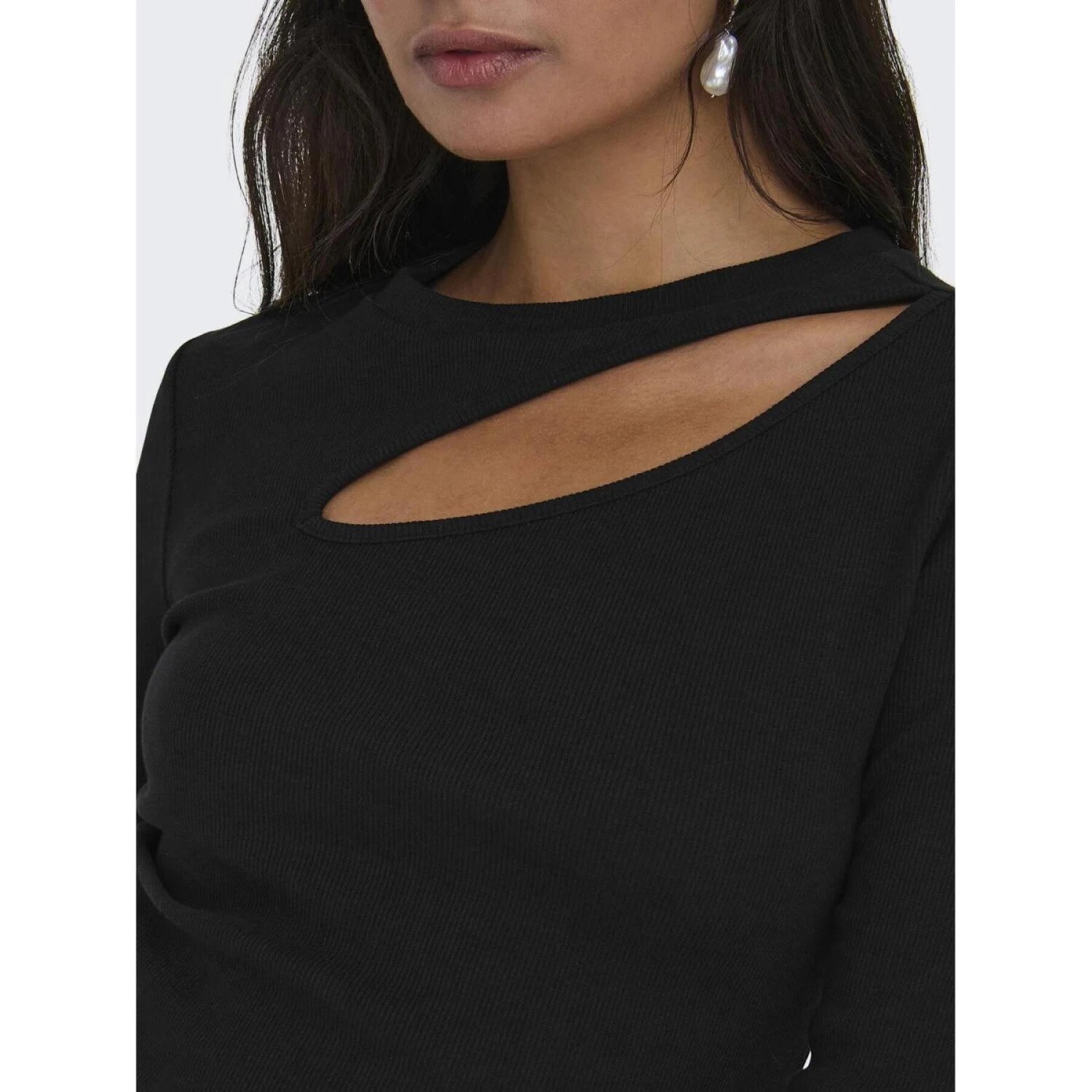 Dames-T-shirt Met Lange Mouwen Only Nussa Noos 8 Dames-T-shirt Met Lange Mouwen Only Nussa Noos - Afbeelding 6