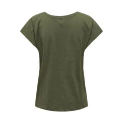 Dames-T-shirt Met V-hals Only Winnie -Moss Kopenhagen-winkel only 15293426 4420290 2