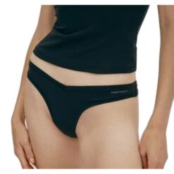 Dames-T-shirt Organic Basics Flex -Moss Kopenhagen-winkel organic basics ob130002 black 4