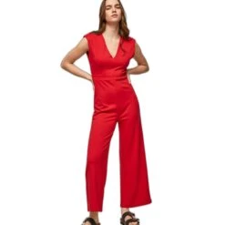 Dames Jumpsuit Pepe Jeans Melody -Moss Kopenhagen-winkel pepe jeans pl230386 264 royal red 1