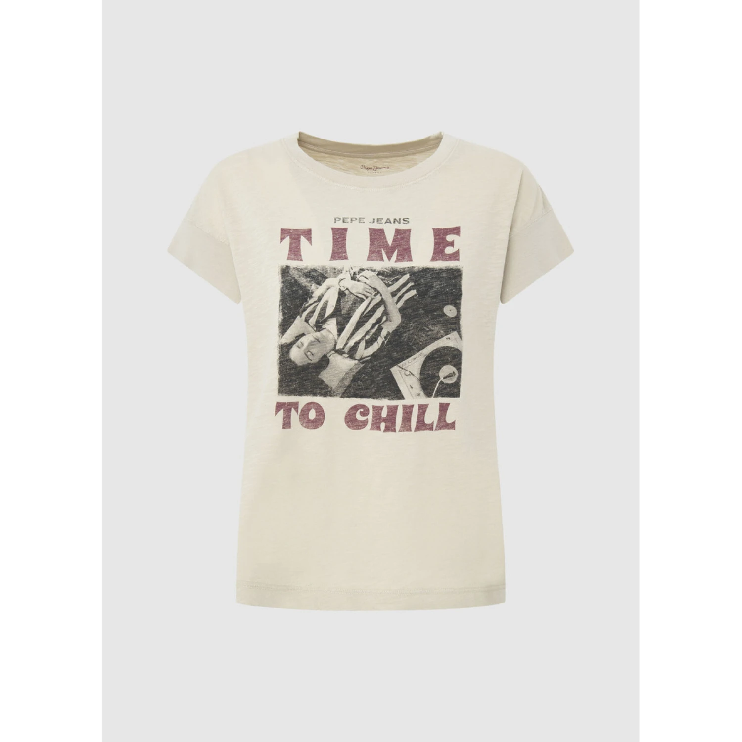 Dames-T-shirt Pepe Jeans Camila 3 Dames-T-shirt Pepe Jeans Camila
