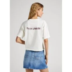 Dames-T-shirt Pepe Jeans Connie -Moss Kopenhagen-winkel pepe jeans pl505693 808 2