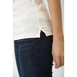 Dames-T-shirt Pepe Jeans Vio -Moss Kopenhagen-winkel pepe jeans pl505705 808 mousse white 4
