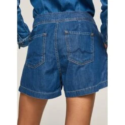 Damesshort Pepe Jeans Stella Pleat -Moss Kopenhagen-winkel pepe jeans pl801042 000 2