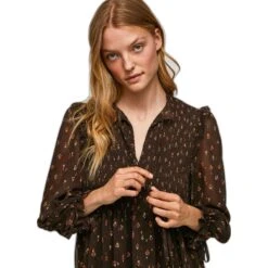 Damesjurk Pepe Jeans Lucila -Moss Kopenhagen-winkel pepe jeans pl953150 885 bitter 4