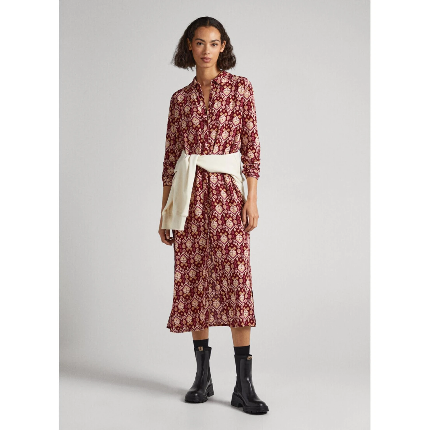 Damesjurk Pepe Jeans Gloria 4 Damesjurk Pepe Jeans Gloria - Afbeelding 2