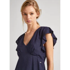 Damesjurk Pepe Jeans Camila -Moss Kopenhagen-winkel pepe jeans pl953522 594 dulwich blue 6