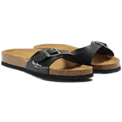Vrouwenslippers Pepe Jeans Oban Skipper LFR -Moss Kopenhagen-winkel pepe jeans pls90526 999 black 2