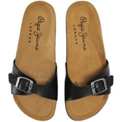 Vrouwenslippers Pepe Jeans Oban Skipper LFR -Moss Kopenhagen-winkel pepe jeans pls90526 999 black 3