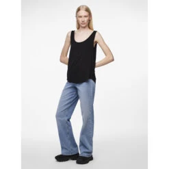 Damestanktop Pieces Billo Lurex -Moss Kopenhagen-winkel pieces 17095076 4234660 4