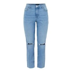 Women's Destroy Straight Jeans Pieces Luna -Moss Kopenhagen-winkel pieces 17120951 3789617 1