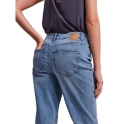 Women's Destroy Straight Jeans Pieces Luna -Moss Kopenhagen-winkel pieces 17120951 3789617 4