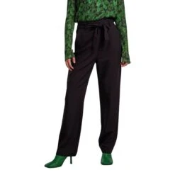 Rechte Damesbroek Pieces Boss Paperbag -Moss Kopenhagen-winkel pieces 17133543 4103909 0