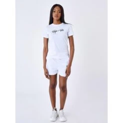 Basic T-shirt Met Geborduurd Logo Voor Dames Project X Paris Signature