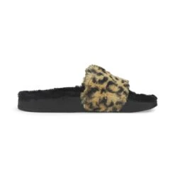 Dames Slippers Puma Leadcat 2.0 Fluff Safari -Moss Kopenhagen-winkel puma 385804 02 4000