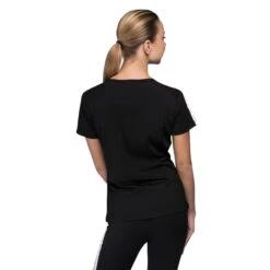 Dames-T-shirt Punch Drisse -Moss Kopenhagen-winkel punch 117321 1500 black white 2