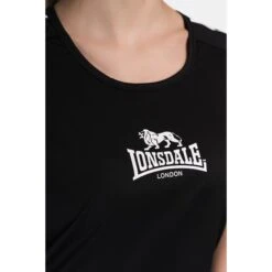 Dames-T-shirt Punch Drisse -Moss Kopenhagen-winkel punch 117321 1500 black white 3