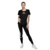 Dames-T-shirt Punch Drisse -Moss Kopenhagen-winkel punch 117321 1500 black white 5