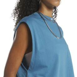 Damestanktop Reebok Classics -Moss Kopenhagen-winkel reebok ic0123 5 apparel on model detail view 1 white