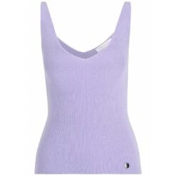 Dames Mesh V-hals Tank Top Tamaris Ambala